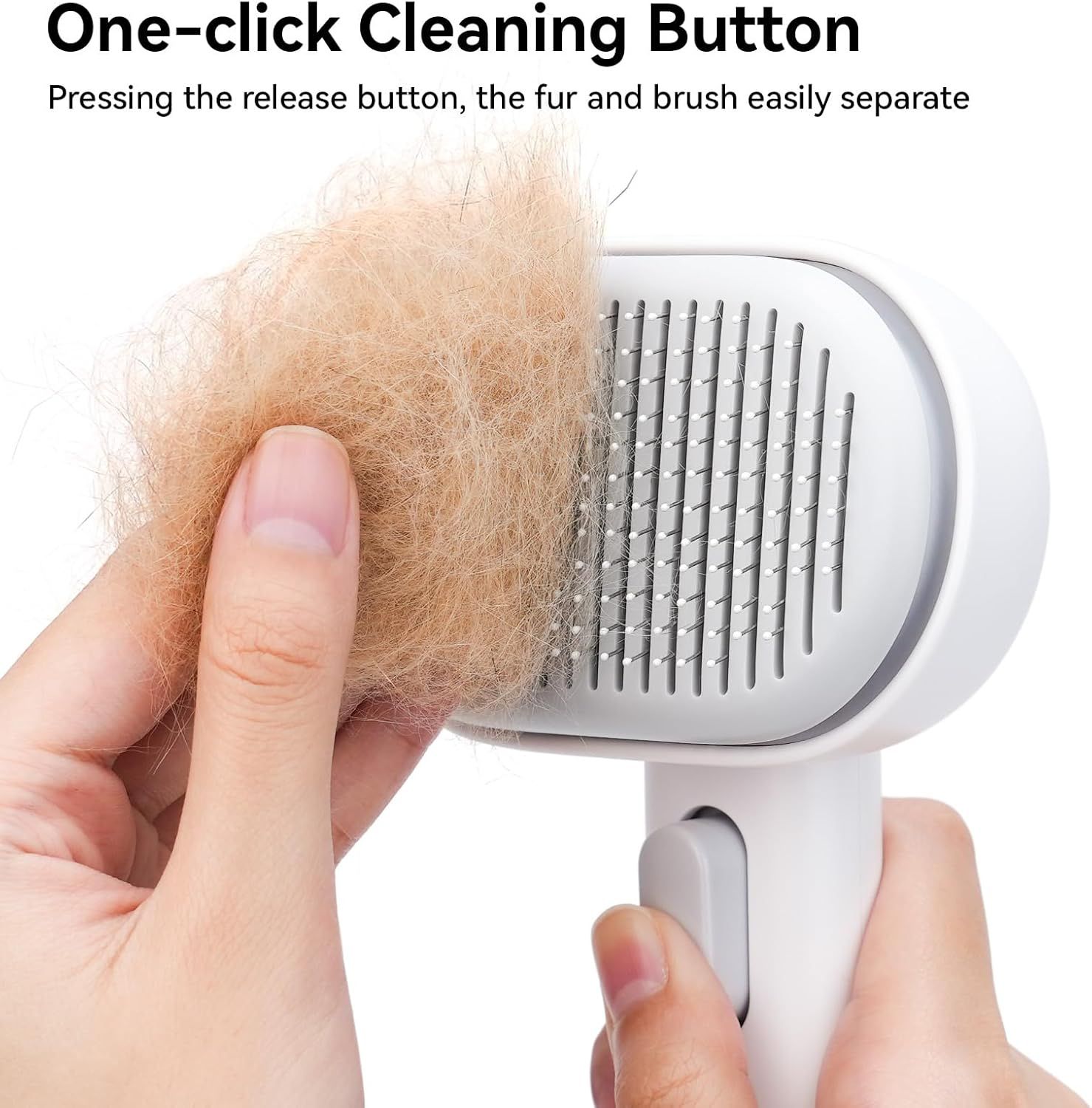 Cat Brush with Release Button - Image 5