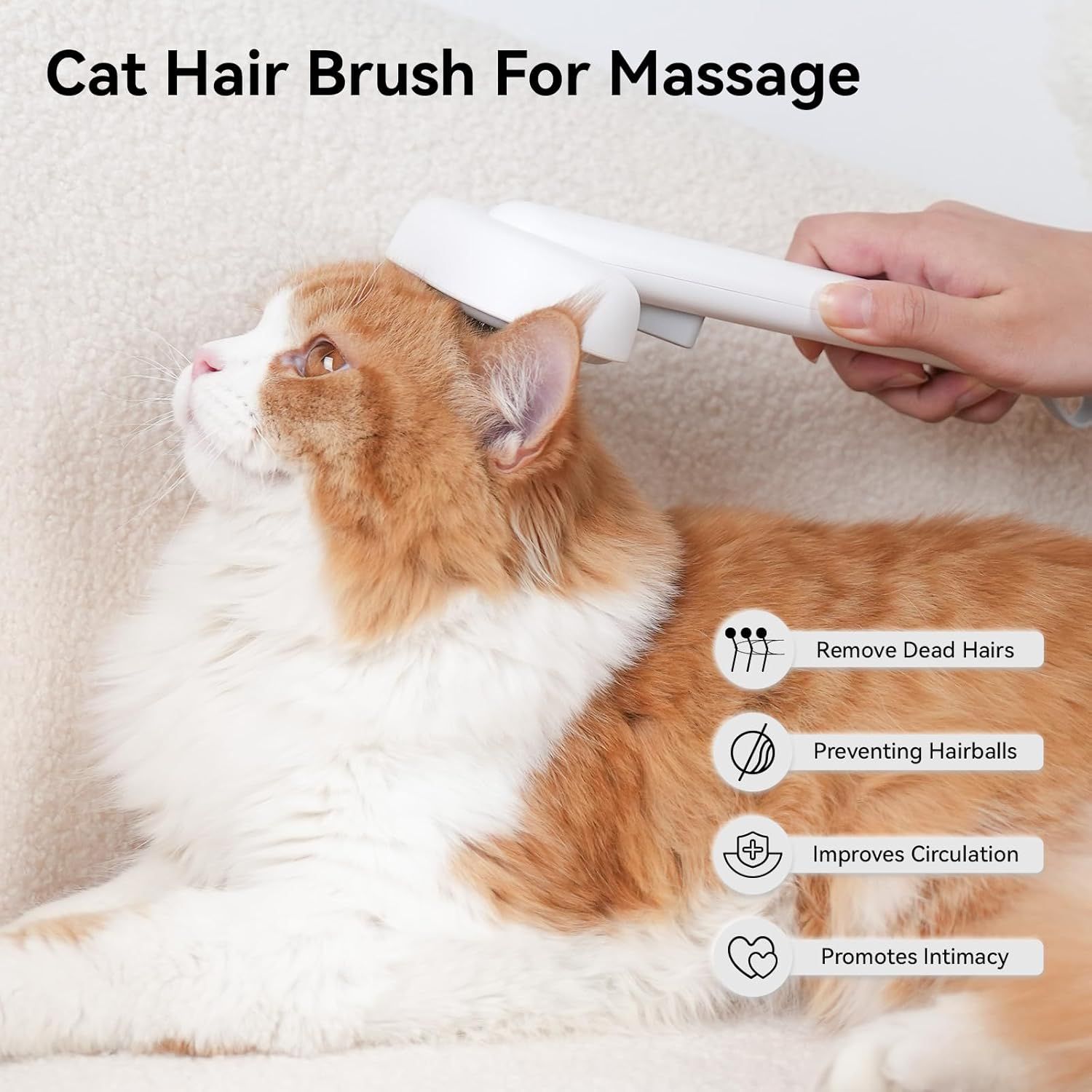 Cat Brush with Release Button - Image 6